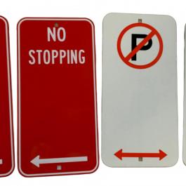 Australia standard No stopping traffic sign